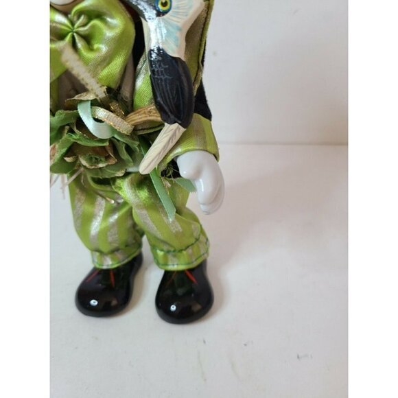 VINTAGE Ceramic Red Nose Clown Figurine 8 in Tall - Picture 3 of 7